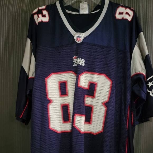 Blue Wes Welker Patriots Jersey - Picture 2 of 5